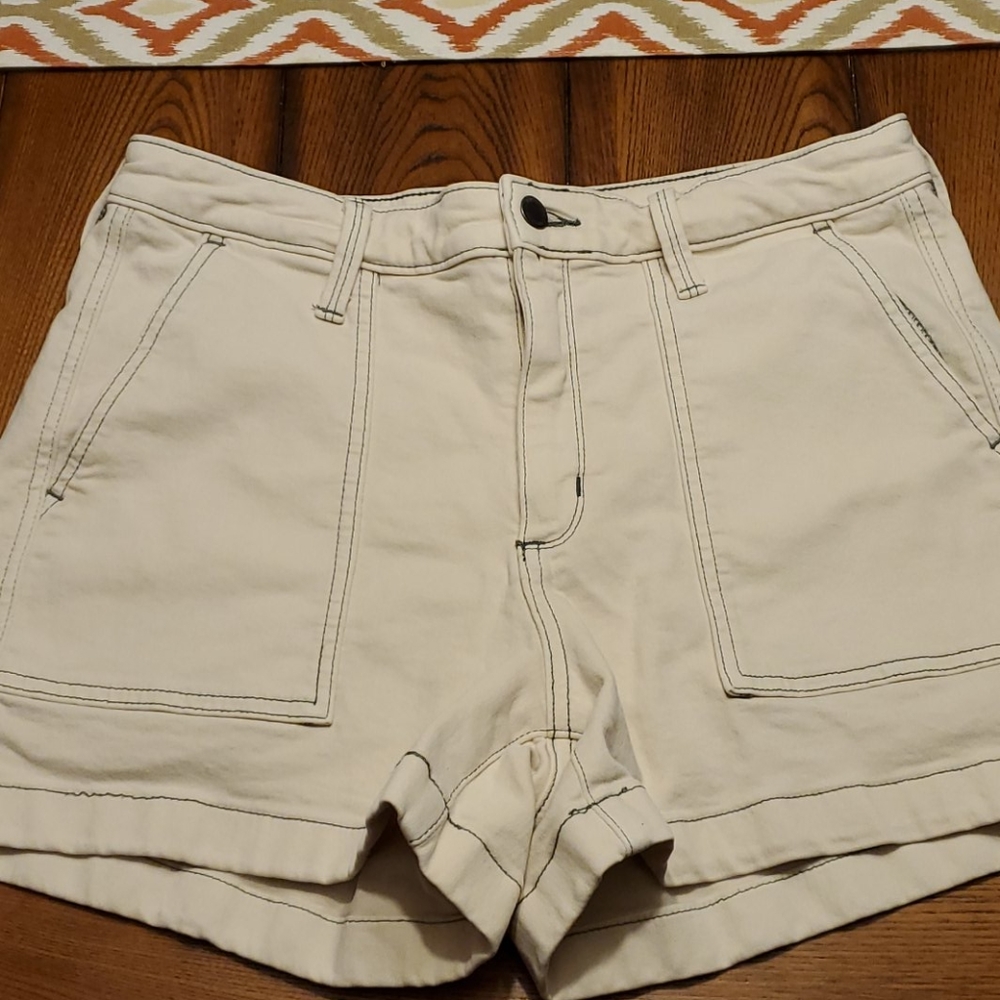 High rise midi short